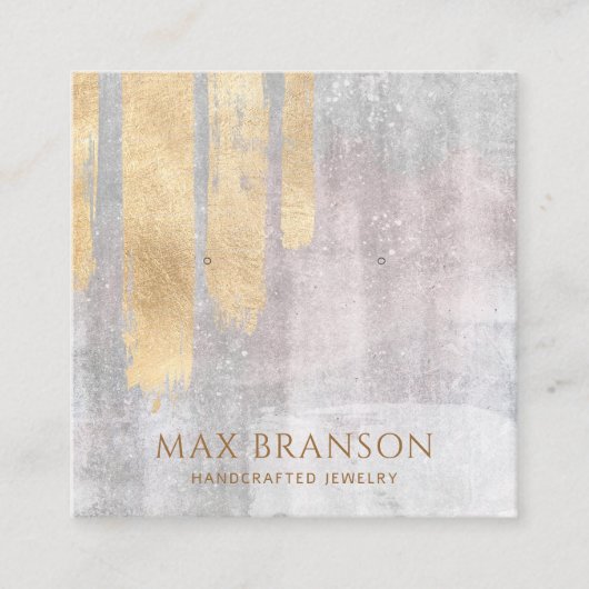 Cartes de Présentation pour Designer de Bijoux Ros (Devant)