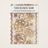 Cartes de présentation pour porte-boucles avec den (Devant)