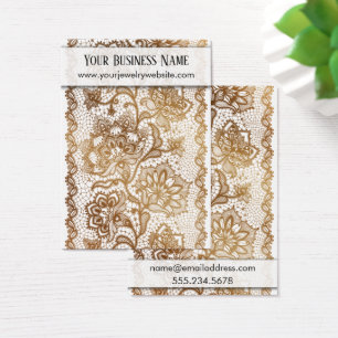 Cartes de présentation pour porte-boucles avec den