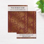Cartes de présentation pour supports de boucles d' (Bureau)