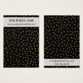 Cartes de présentation pour supports de boucles d' (Devant & derrière)