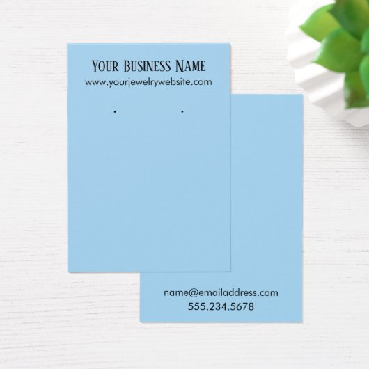 Cartes de Présentation Simples de Porte- Boucles d (Bureau)