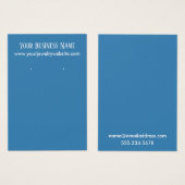 Cartes de Présentation Simples de Porte- Boucles d (Devant & derrière)