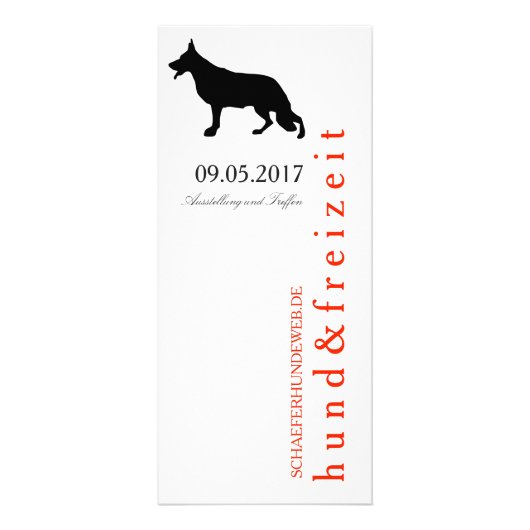 Cartes de présentoir pour chiens de berger (Devant)