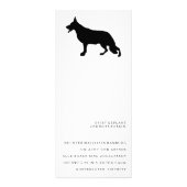 Cartes de présentoir pour chiens de berger (Dos)