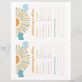 Cartes de prévision et de conseil Sun (Devant)