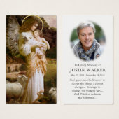 Cartes de prière | Ange gardien (Devant & derrière)