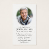 Cartes de prière | Ange gardien (Dos)