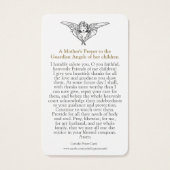 Cartes de prière | Angel victorien (Dos)