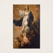 Cartes de prière | Assomption Marie avec Croix (Devant)