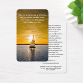 Cartes de prière | Bateau et coucher de soleil (Bureau)