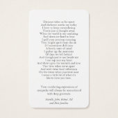 Cartes de prière | Blue Hydrangea (Dos)