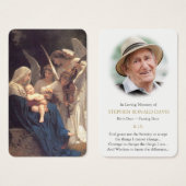 Cartes de prière | Chanson des anges (Devant & derrière)