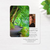 Cartes de prière | Chemin À Travers La Forêt (Bureau)