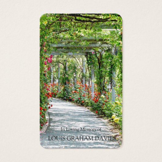 Cartes de prière | Chemin Rose (Devant)