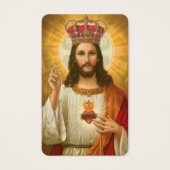 Cartes de prière | Christ Notre Roi (Devant)