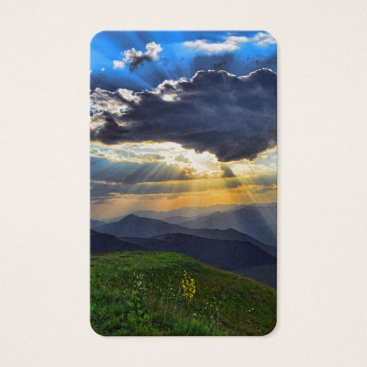 Cartes de prière | Ciel céleste (Devant)