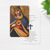 Cartes de prière | Coeur immaculé de Marie (Bureau)