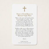 Cartes de prière | Coeur sacré 1 (Dos)