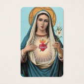 Cartes de prière | Coeur sacré 1 (Devant)