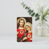 Cartes de prière | Coeurs sacrés (Debout devant)