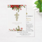 Cartes de prière commémoratives de mariage de Noël (Bureau)