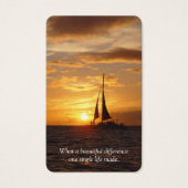 Cartes de prière | Coucher de soleil hawaïen (Devant)