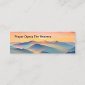 Cartes de prière de la foi chrétienne (Devant)