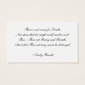 Cartes de prière de l'agneau de Pâques (Dos)