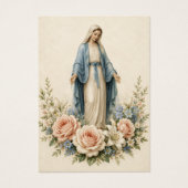 Cartes de prière de mariage catholiques de la Mère (Devant)