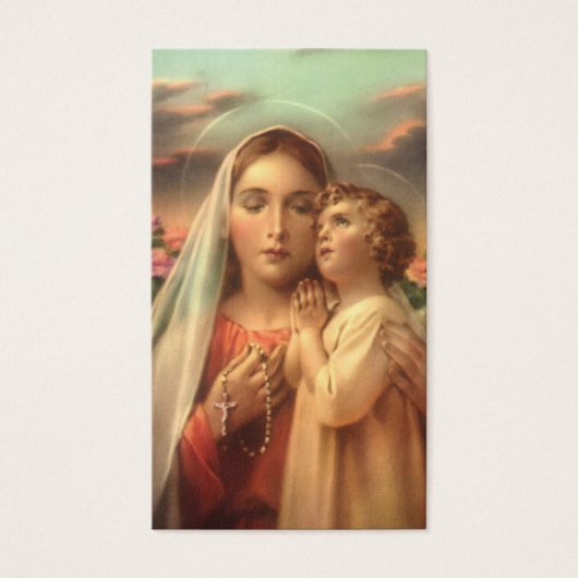 Cartes de prière | Dévotion des mères (Devant)