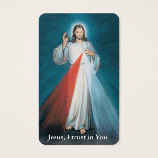 Cartes de prière | Divine Mercy Chaplet 01 (Devant)