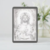 Cartes de prière du Sacré-Coeur de Jésus (Debout devant)