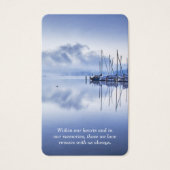 Cartes de prière | Eaux sereines (Devant)