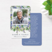 Cartes de prière | Flores pourpres (Bureau)