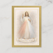 Cartes de prière funéraire mémorial de la misérico (Devant)