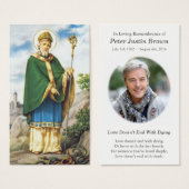 Cartes de prière | Glorieux St Patrick (Devant & derrière)