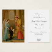 Cartes de prière : Heureux est l'âme (Devant & derrière)