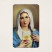 Cartes de prière | Italien Mary (Devant)