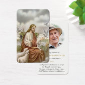 Cartes de prière | Jésus avec les colombes (Bureau)