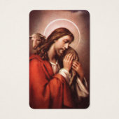 Cartes de prière | Jésus Bon Pasteur 4 (Devant)