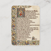 cartes de prière Jésus-Christ (Dos)