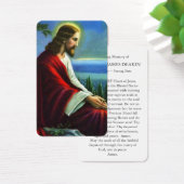 Cartes de prière | Jésus Christ prier (Bureau)