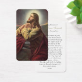 Cartes de prière | Jésus priant 1 (Bureau)