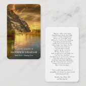 Cartes de prière | Lake Mountain Deluxe (Devant / Derrière)