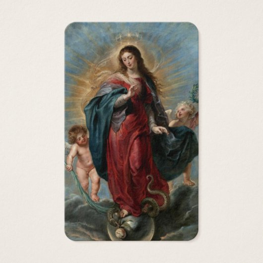Cartes de prière | L'Immaculée Conception (Devant)