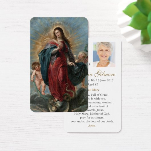 Cartes de prière | L'Immaculée Conception (Bureau)