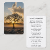 Cartes de prière | Lone Tree Deluxe (Devant / Derrière)