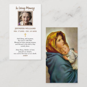 Cartes de prière Madone des rues Madonnina