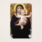 Cartes de prière | Madonna des Lilies (Devant)